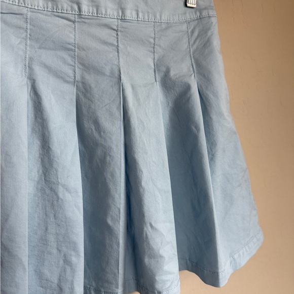 American Eagle Outfitters Light Blue Pleated Mini Skirt - Picture 4 of 12
